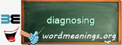 WordMeaning blackboard for diagnosing